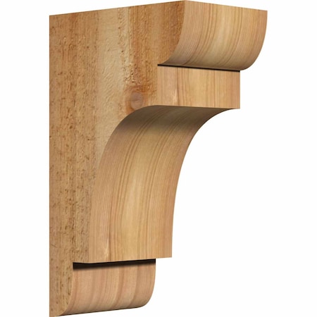 Ekena Millwork New Brighton Rough Sawn Corbel, Western Red Cedar, 4"W x 6"D x 10"H COR04X06X10NEB00RWR